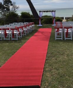 red carpet runner display in durban