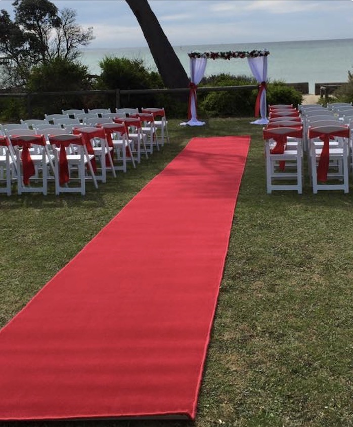 red carpet runner display in durban